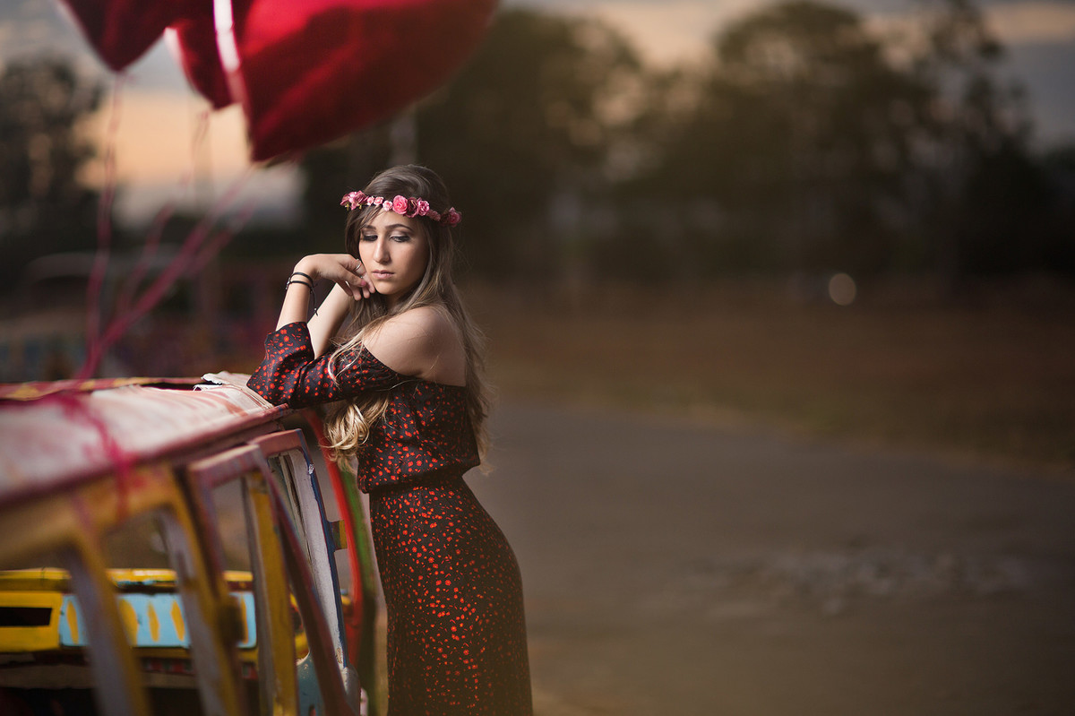 Ensaio de 15 anos no estilo Boho foto feita pelo fotógrafo Rafael Ohana em Brasília-DF