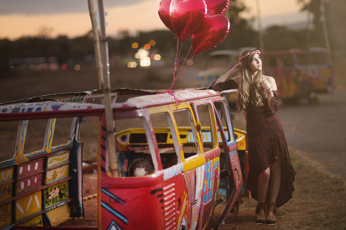 Ensaio de 15 anos no estilo Boho foto feita pelo fotógrafo Rafael Ohana em Brasília-DF