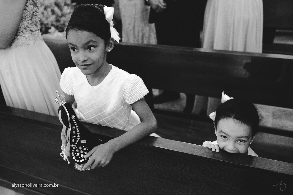 Alysson Oliveira fotografia de Casamento, Fotografo de Casamento no Brasil, Igreja Sao Domingos, Daminhas, Vestido de Dama, Daminha de Honra