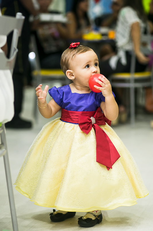 Vestido Ranca de neve 1 ano