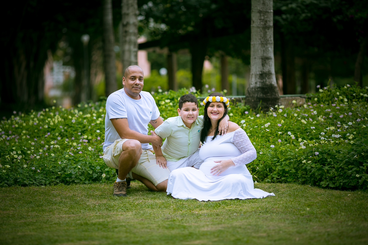 Ensaio gestante e família