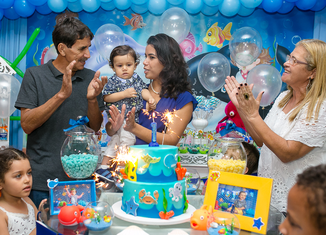 Festa fundo do mar 1 ano