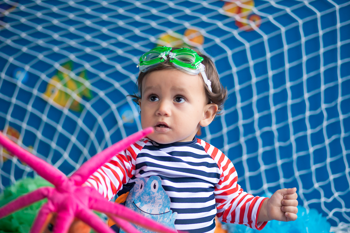 Fotografi infantil em estúdio