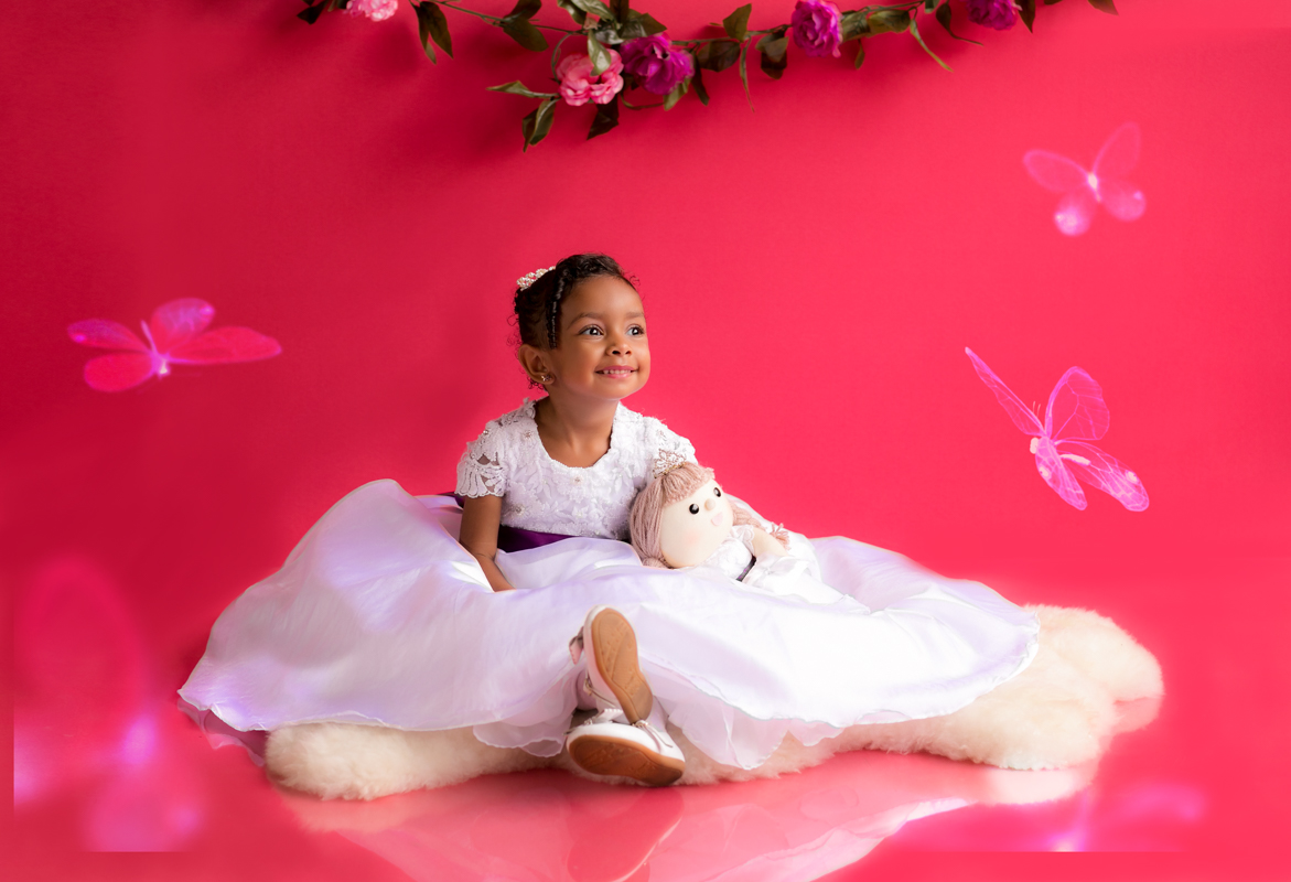 Ensaio em Estúdio Princesa Rosa