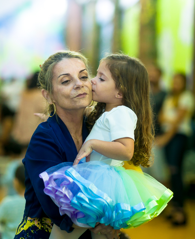 Fotografia beijo na vovó salão Imaginaarte