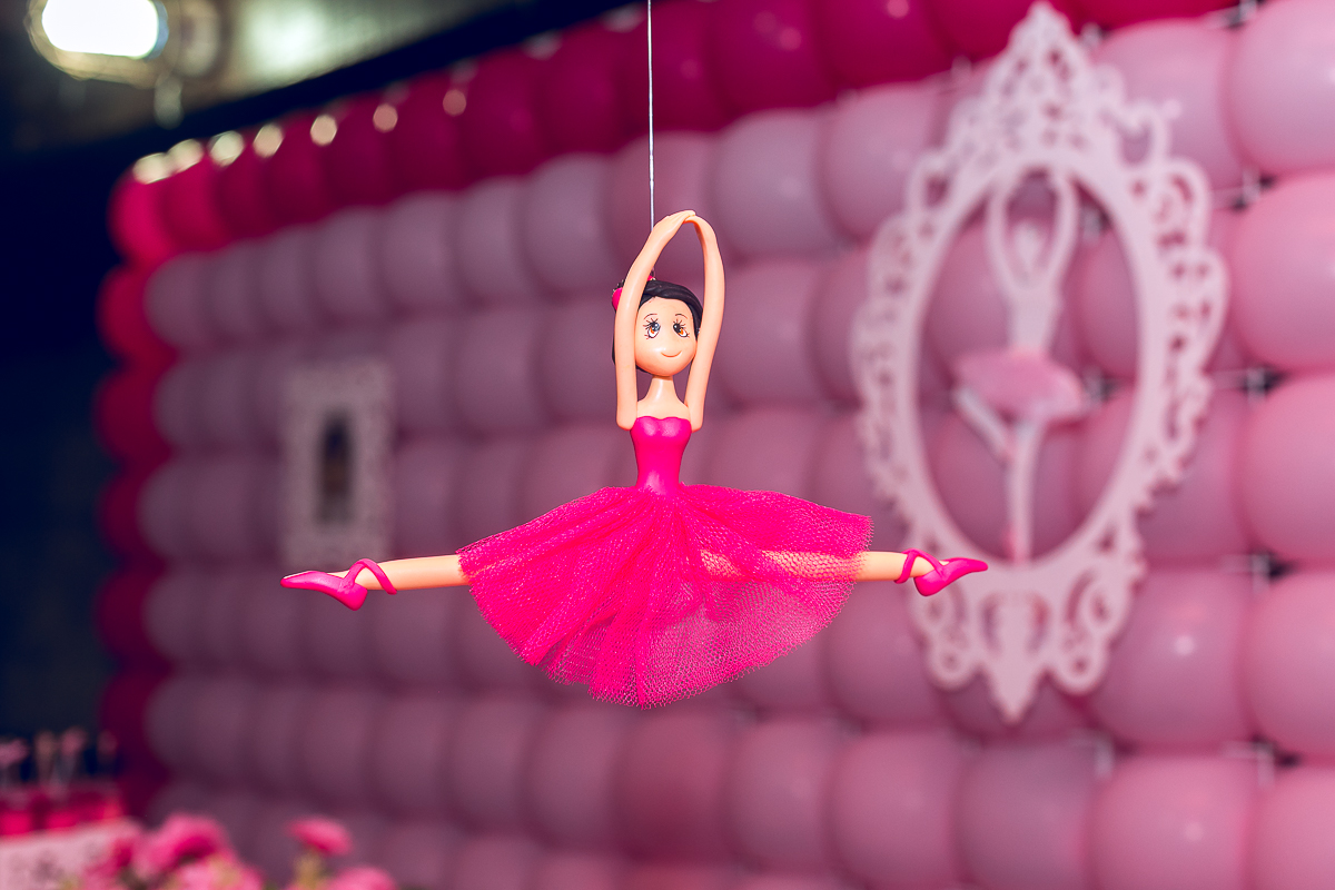 Festa infantil balarina Rosa