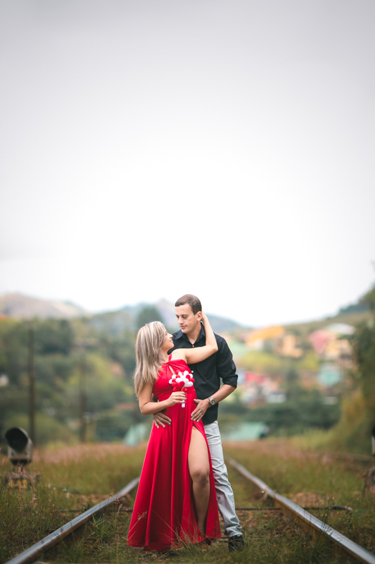 Ensaio Pré-Casamento na Linha do Trem