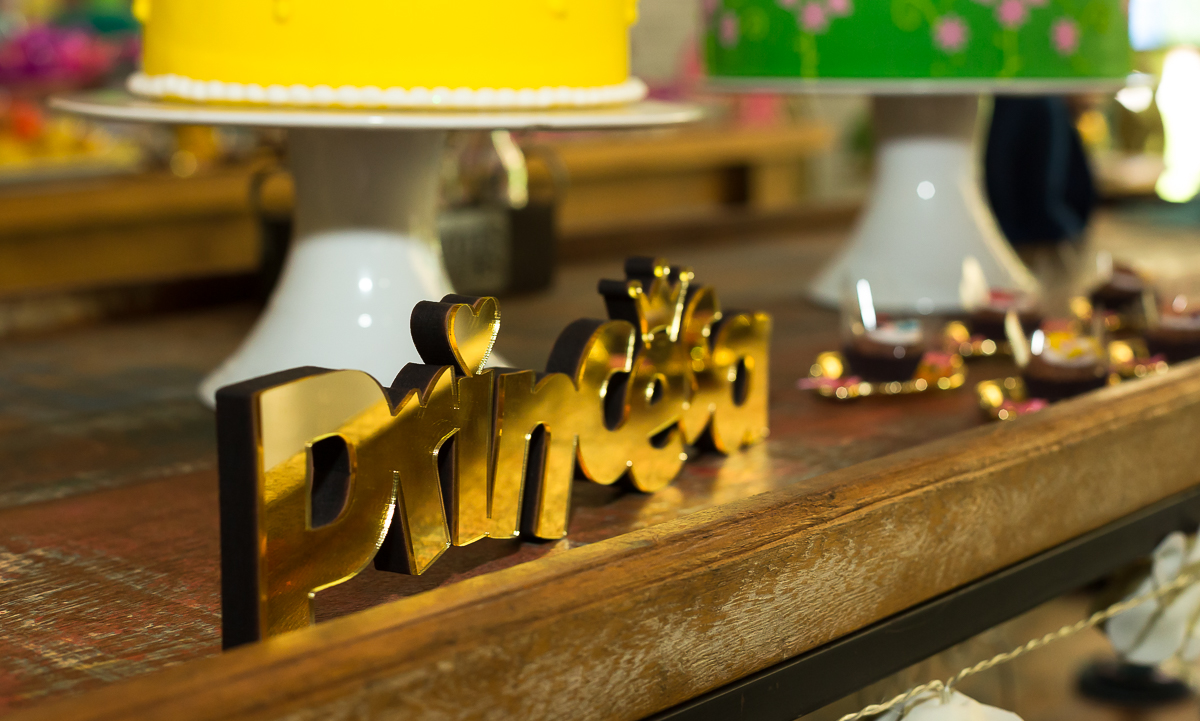 Princesa decoração mesa