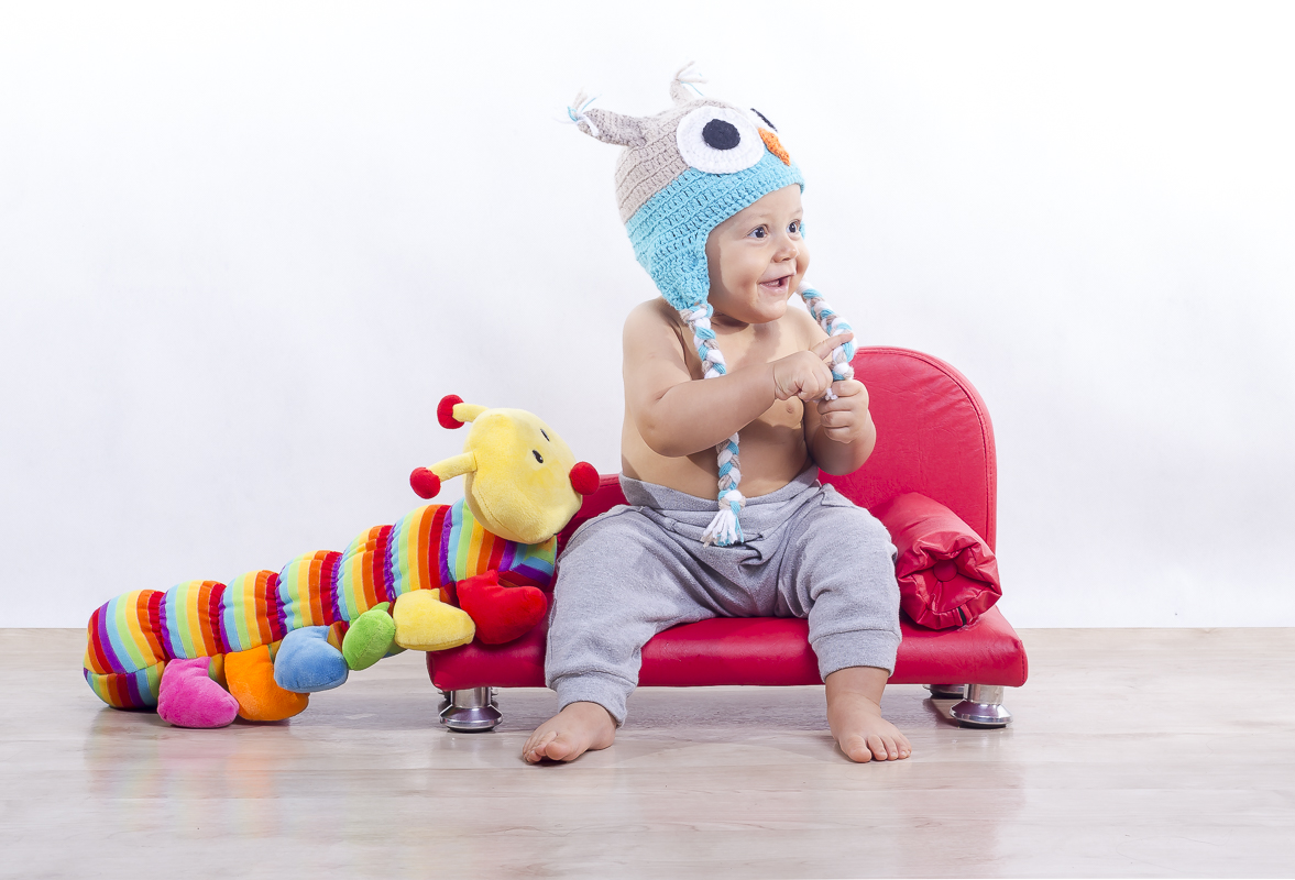 Foto menino estudio