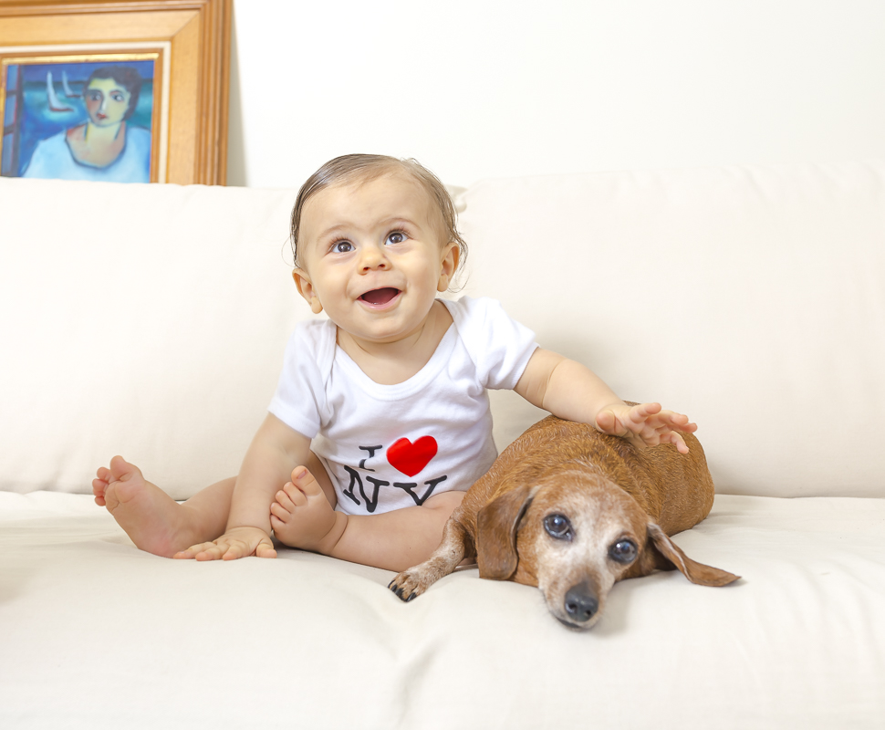 Vicente e sua cachorrinha