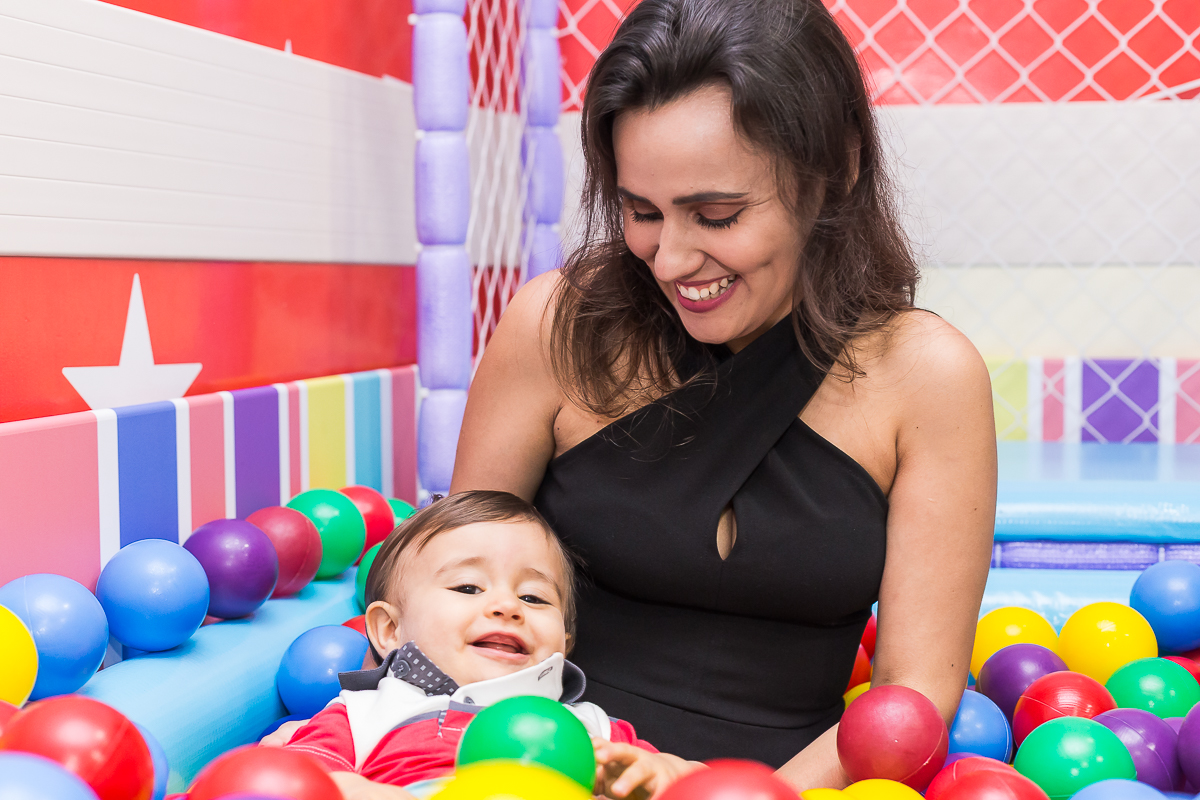 Brincadeira com a mamãe