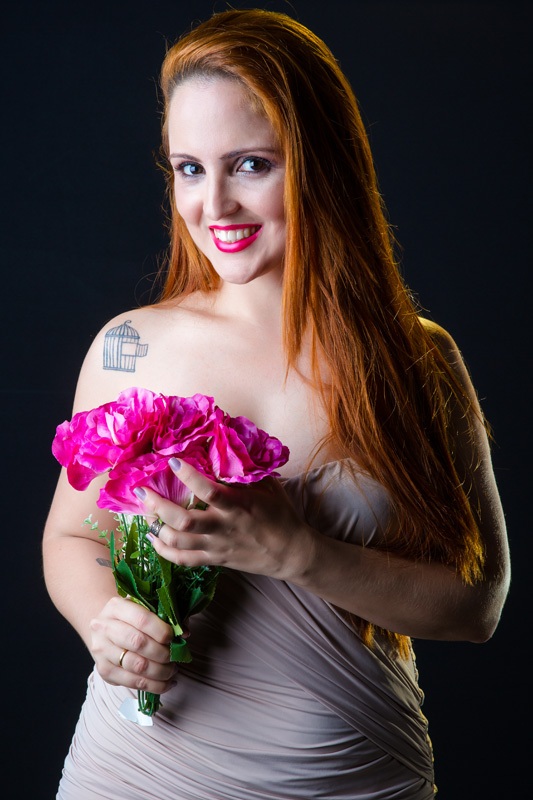Flores em um sorriso