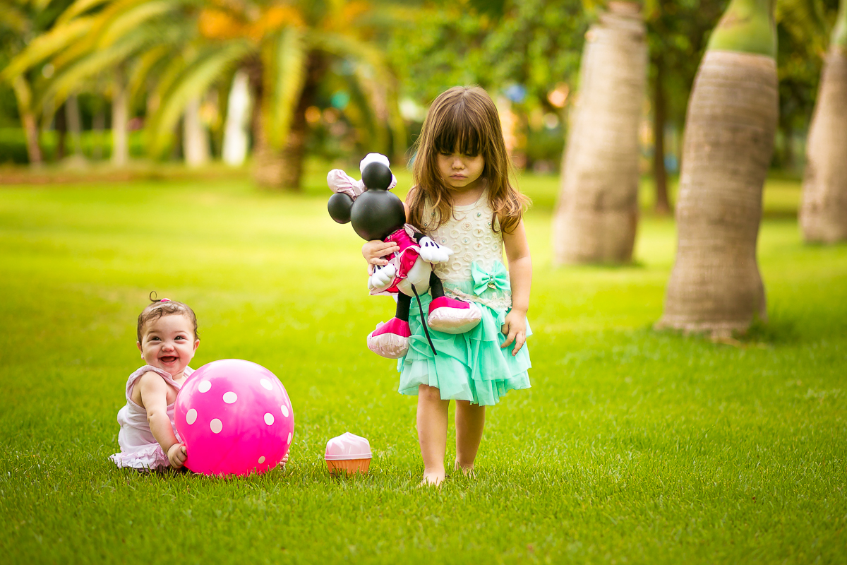 Ensaio Infantil no Jardim