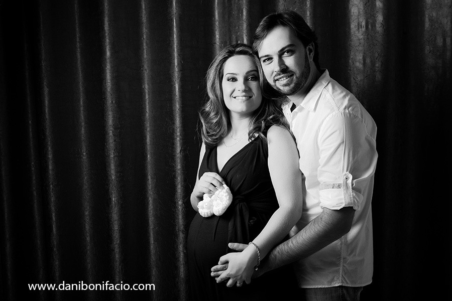 book fotografico de gravida em estudio