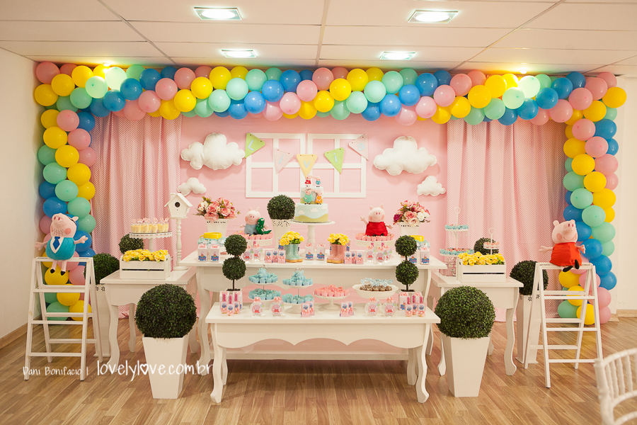 tema de festa infantil peppa pig