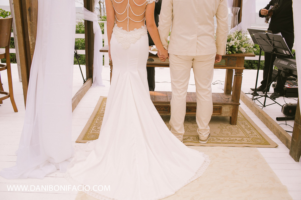 decoração de um casamento de dia