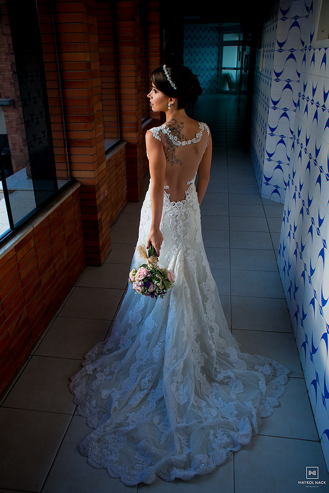 vestido de noiva laguna