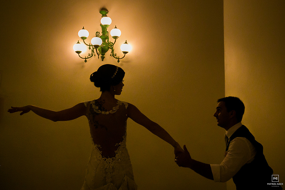 ensaio da dança de casamento
