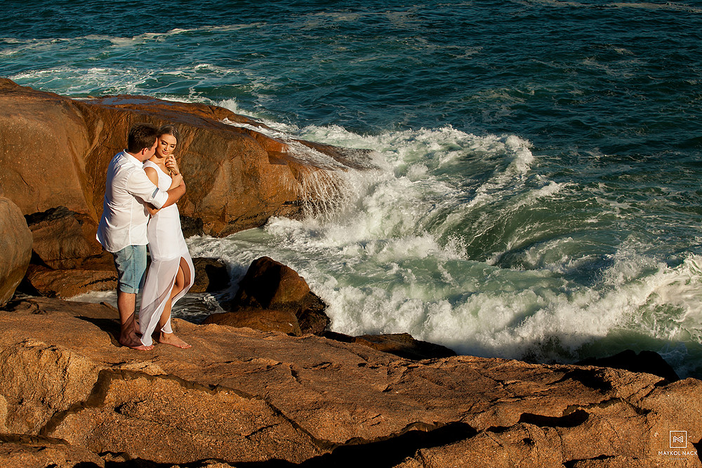 fotos de casamento na praia do rosa