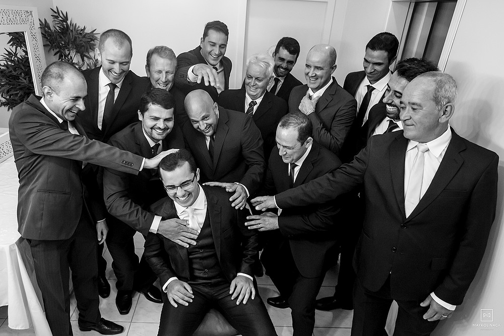 padrinhos de casamento em armazém
