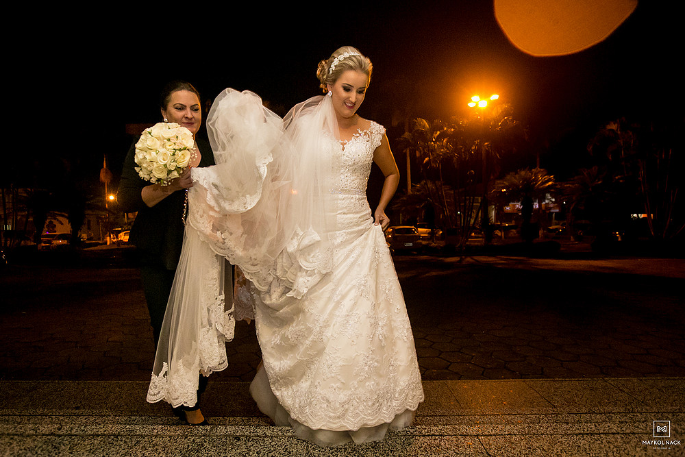 cerimonial de casamento de armazém