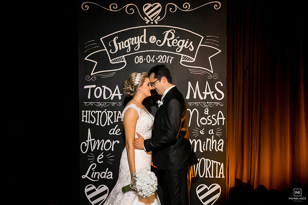 painel para fotos de casamento