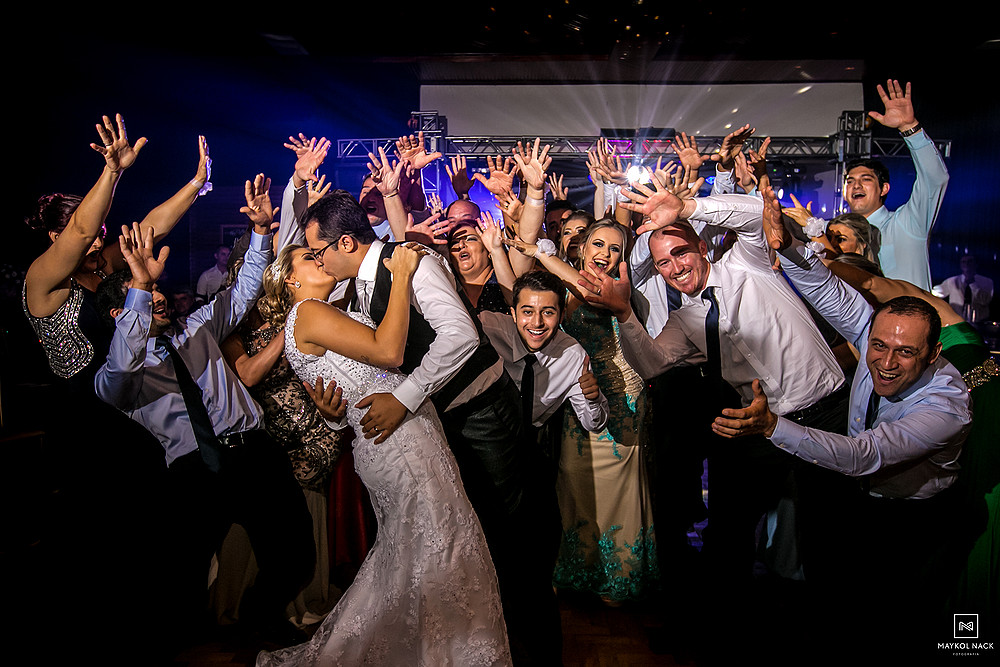 dança com padrinhos de casamento