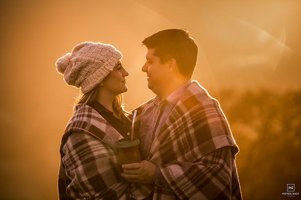 casal nascer do sol