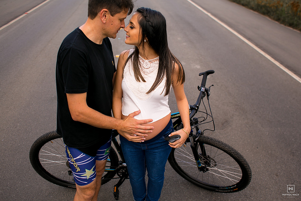 book de gravidez bicicleta