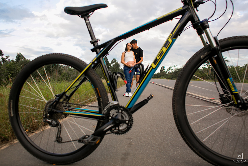 fotos com bicicleta no book