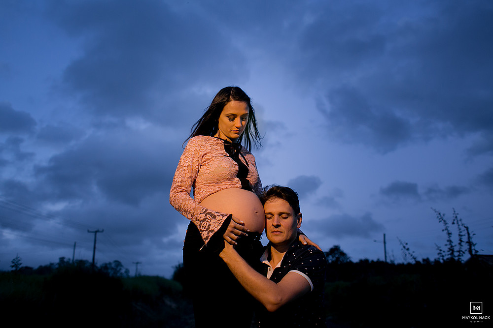 gravidez adrieli e claiton