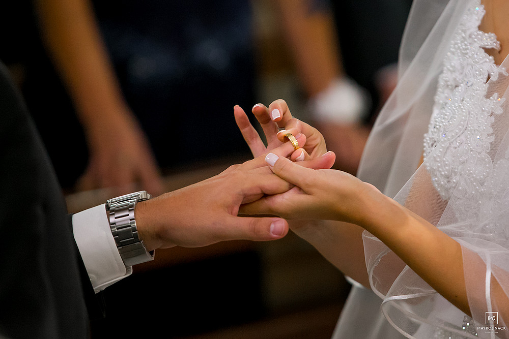 aliança para casamento tubarão