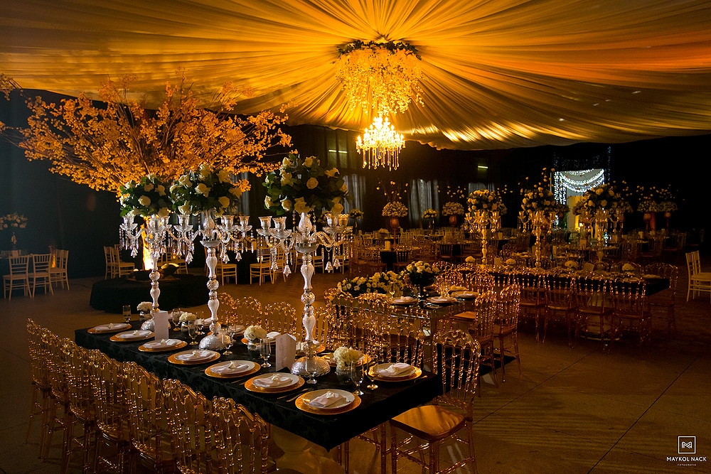 decoração de casamento tubarão