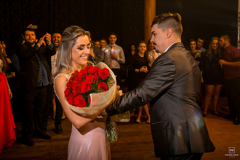 pedido de casamento no casamento