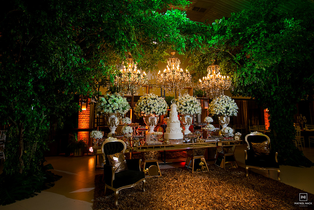 decoração de casamento cegero