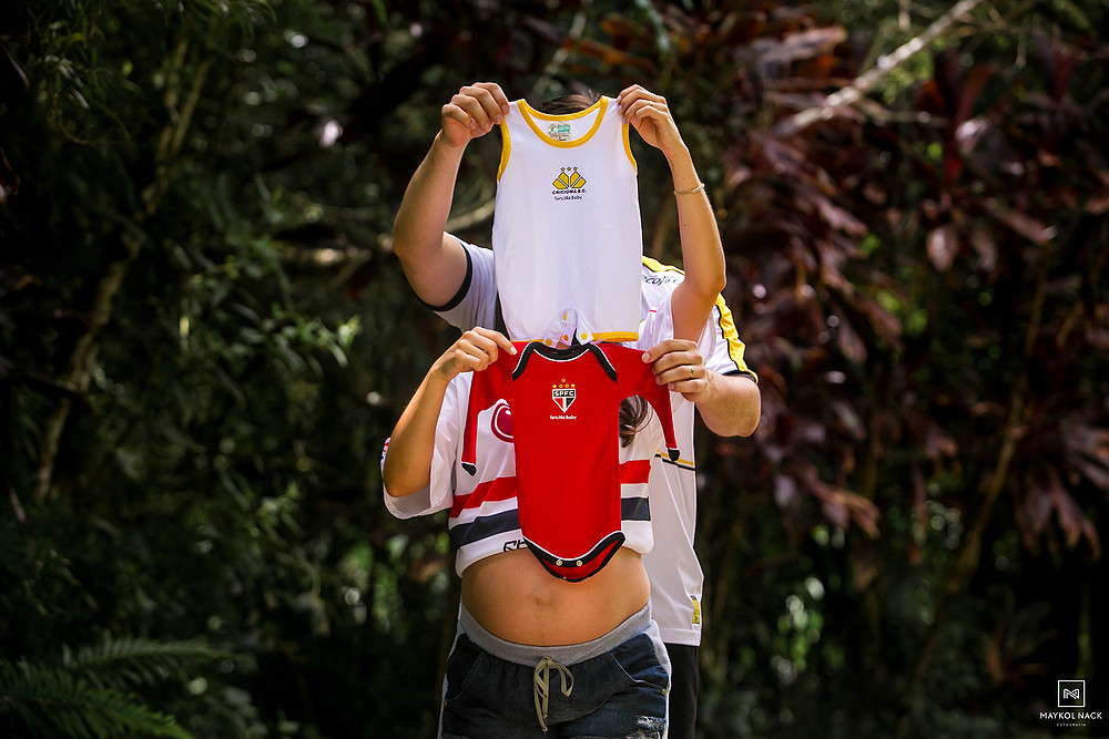 futebol e sessao de fotos
