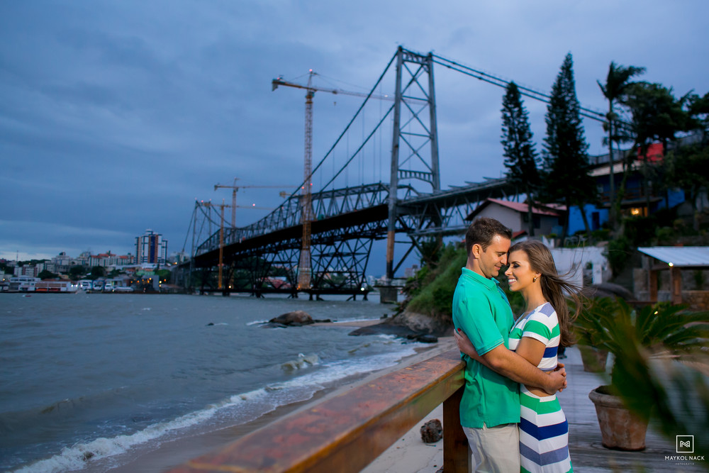 ensaio na ponte em floripa