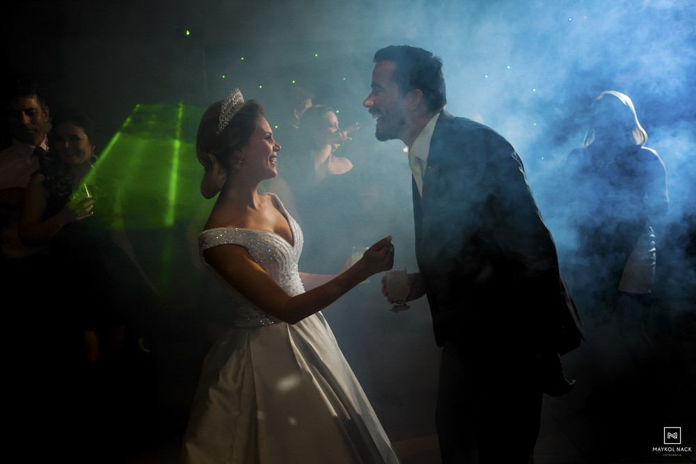 festa de noivos de casamento