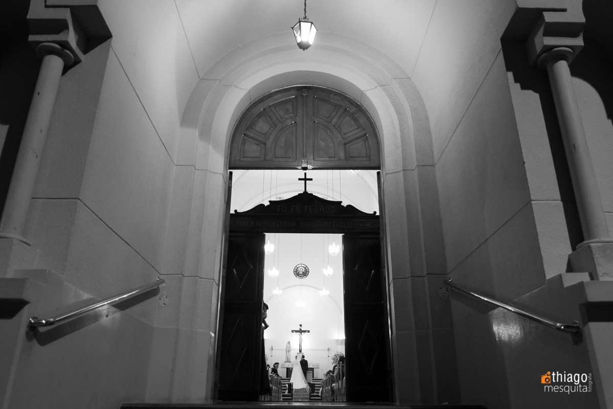 Entrada da Igreja Nossa Senhora das Dores em Uberlândia