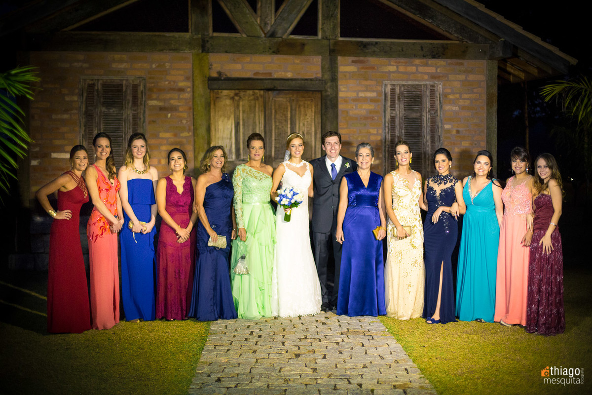 Registro foto de familia no casamento em São Paulo
