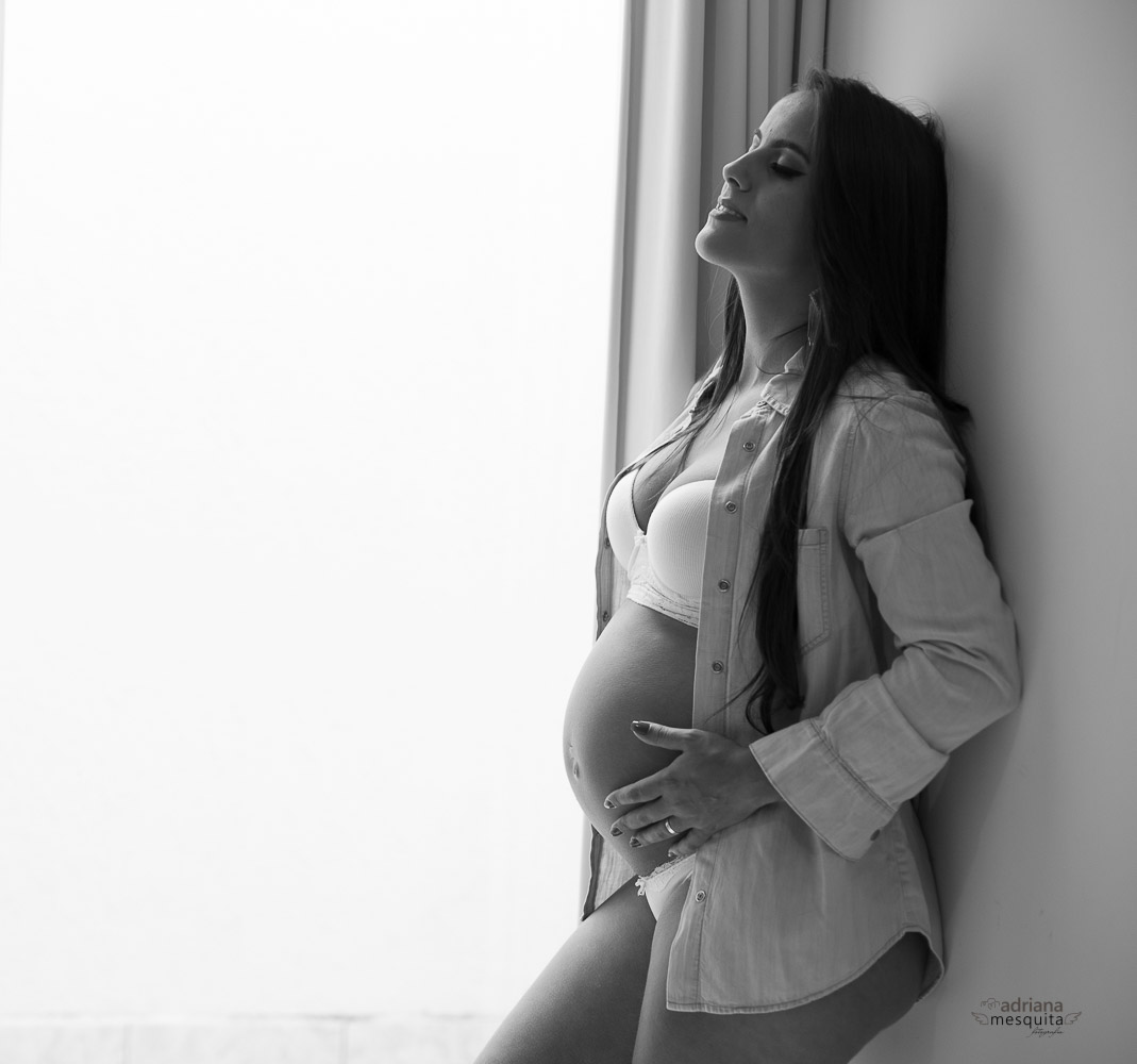 foto gestante em casa adriana mesquita