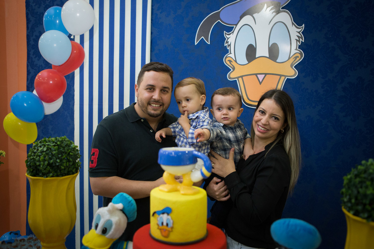 buffet catavento aniversário pato donalds miguel