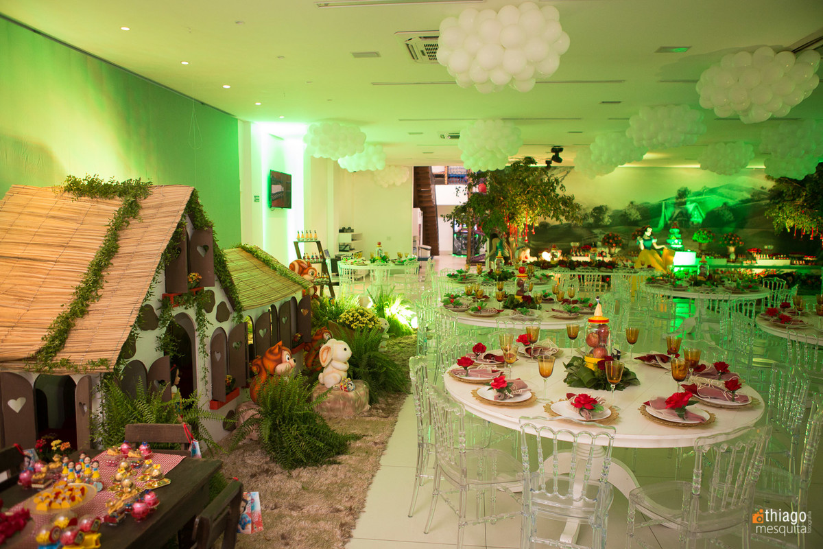 festa aniversário branca de neve trique traque goiania