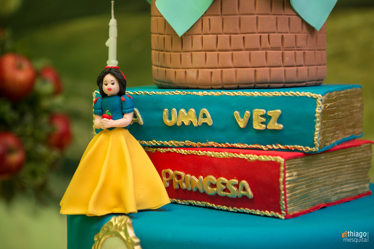 festa aniversário branca de neve trique traque goiania