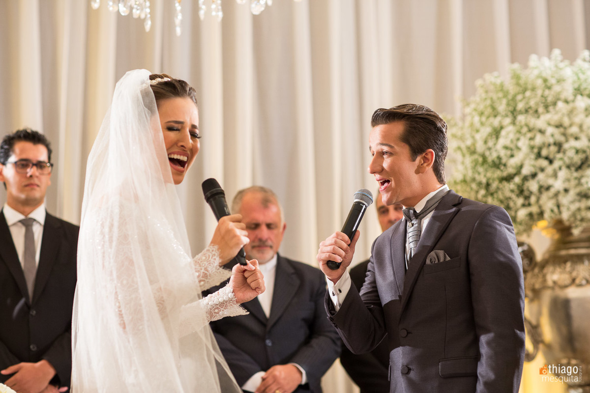 Cerimônia de casamento dos noivos Danielle e Raphael, registro do fotografo Thiago Mesquita