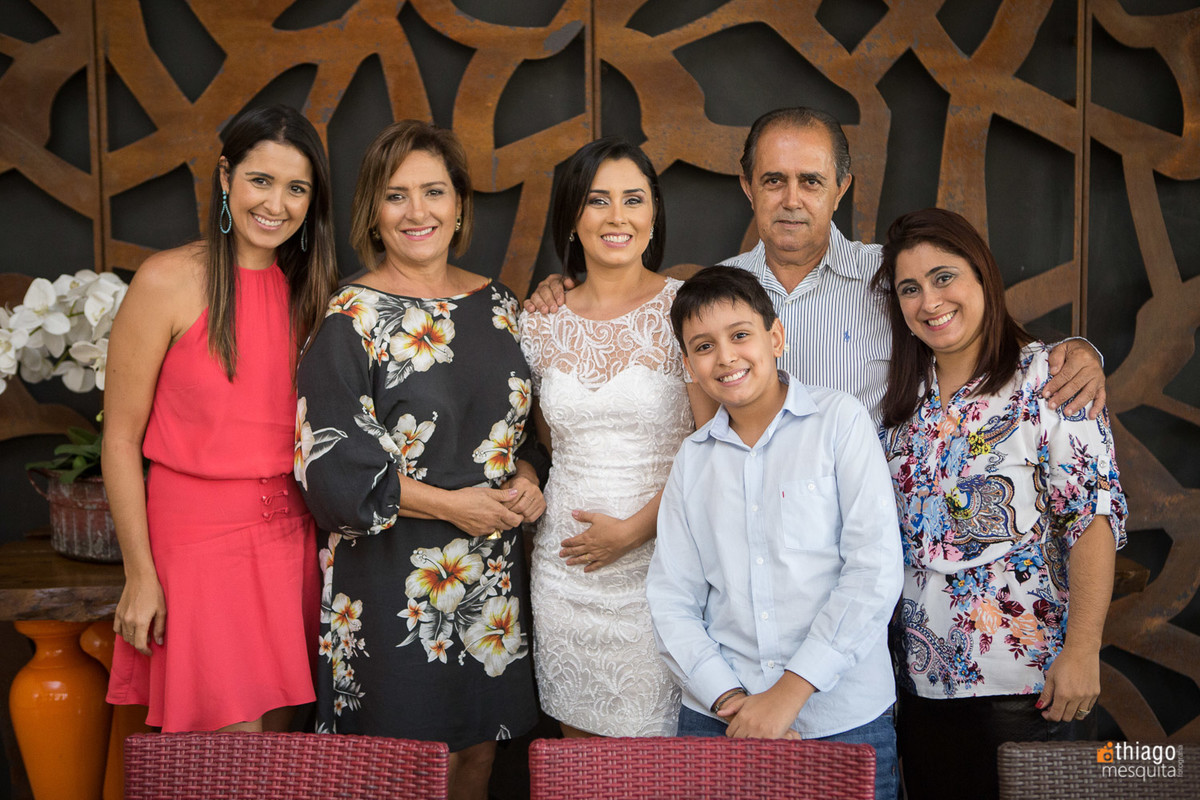 Fotografia de Familia em Casamento Civil