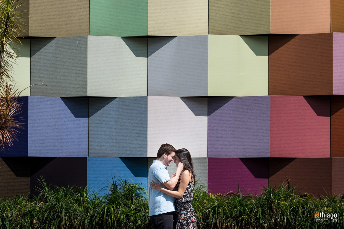 quadros coloridos em prewedding da Lorena e José, Thiago Mesquita fotografo