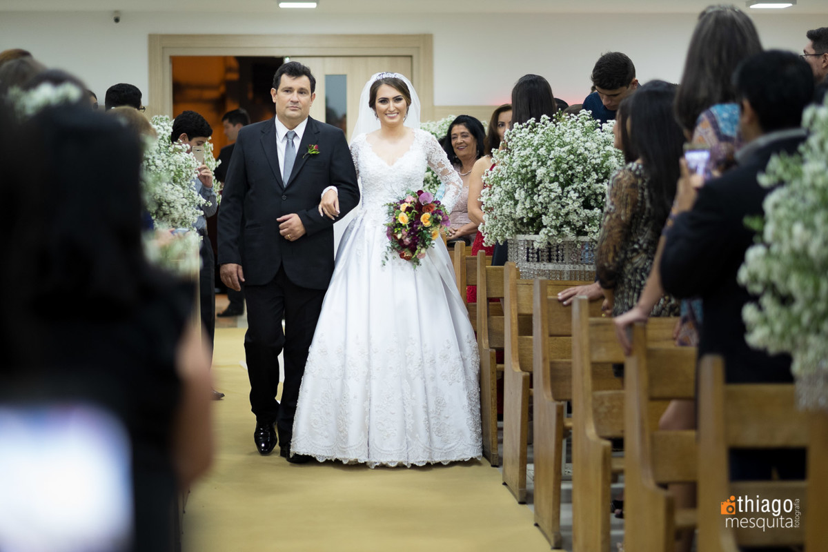 entrada da noiva camila ao altar , Thiago Mesquita
