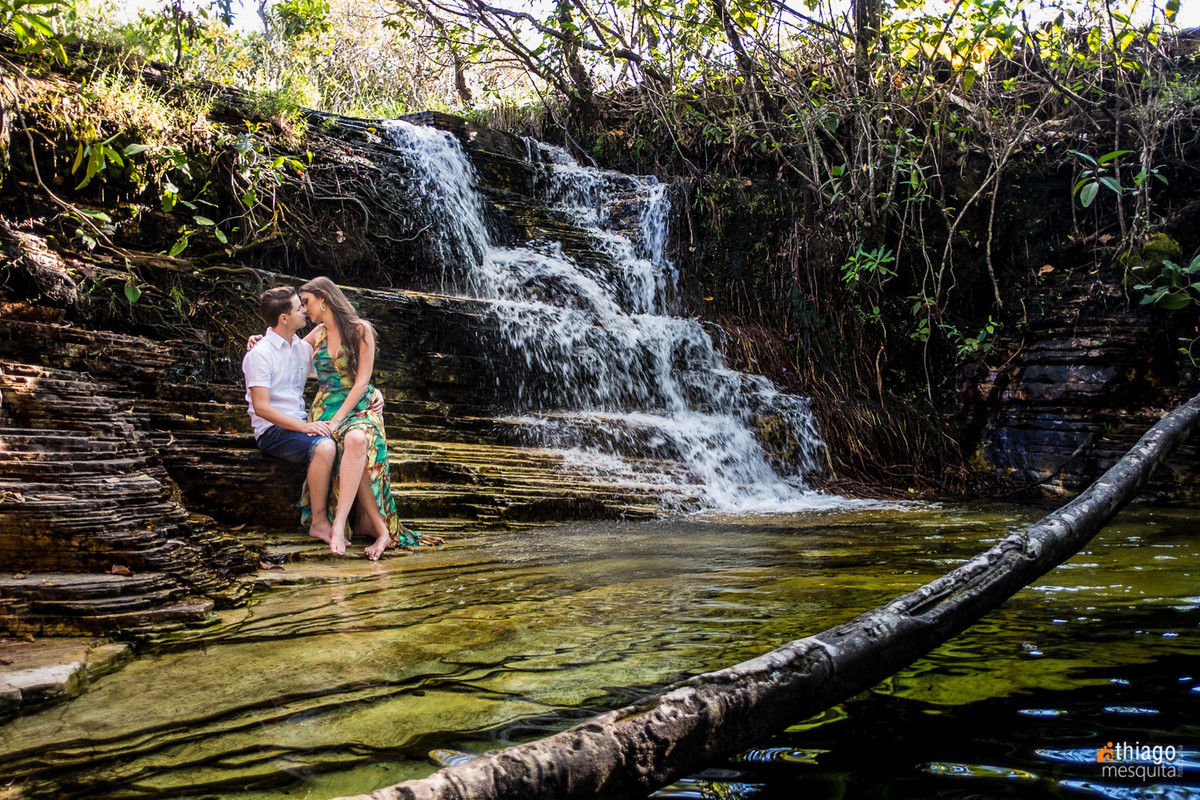 melhores cachoeiras para fotos de prewedding em pirenopolis goias - thiago mesquita