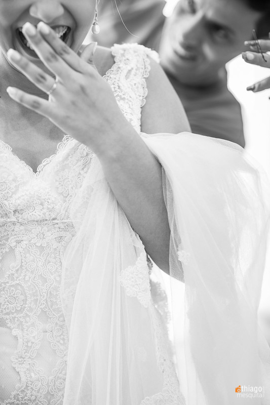 Muita emoção no dia do casamento